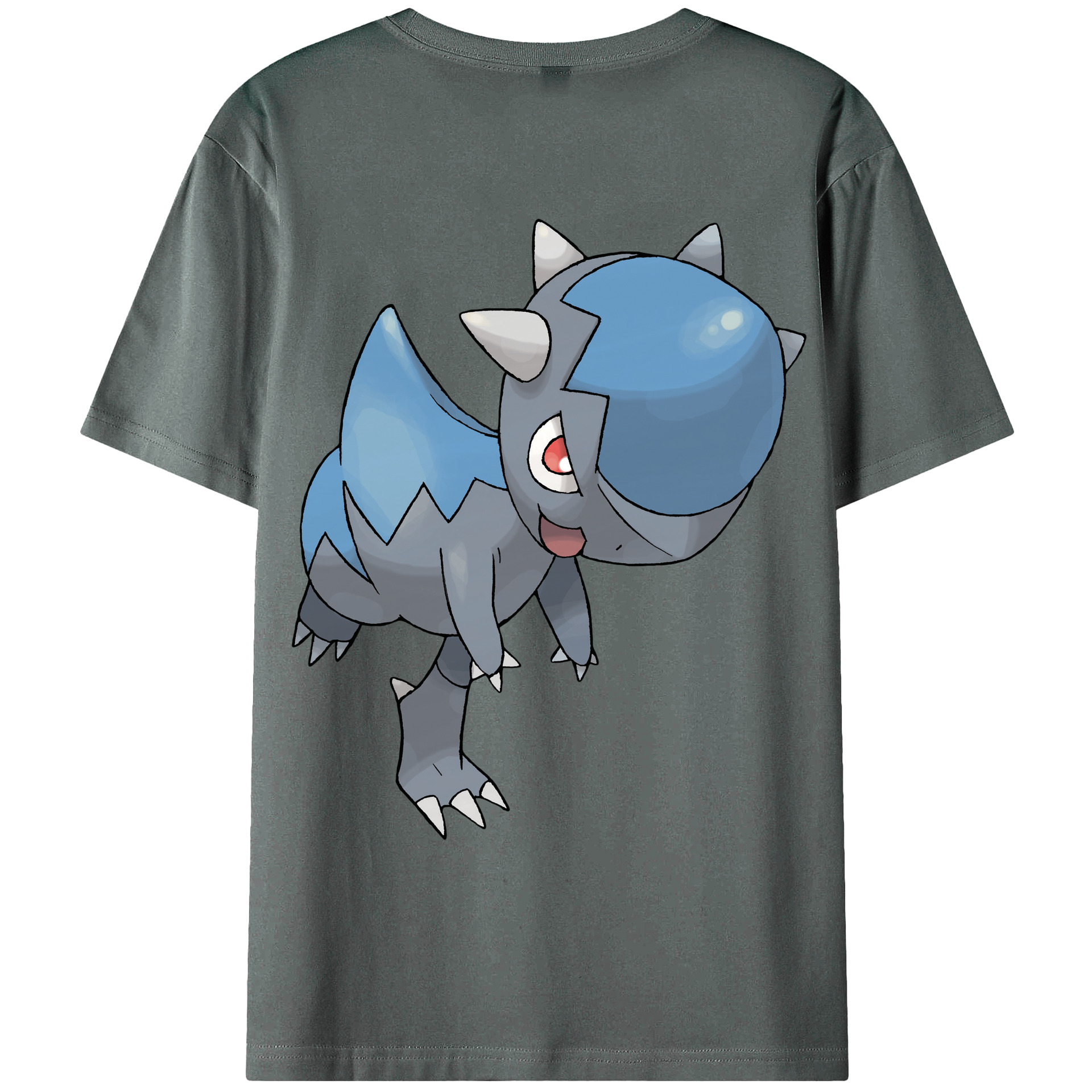 （画像用） ポケットモンスター Pokémon 綿100％ メンズ半袖Tシャツ（バックプリント） 通気性